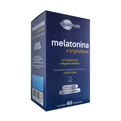Melatonina + Triptofano 500mg 60 Cápsulas