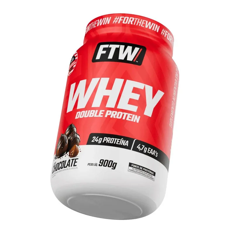 Whey Double FTW 900g sabor Chocolate