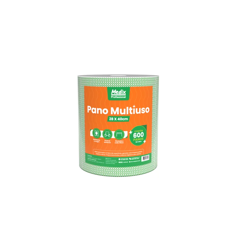 Rolo De Pano Verde 35g 28 cm X 240 M c/ 600 Medix