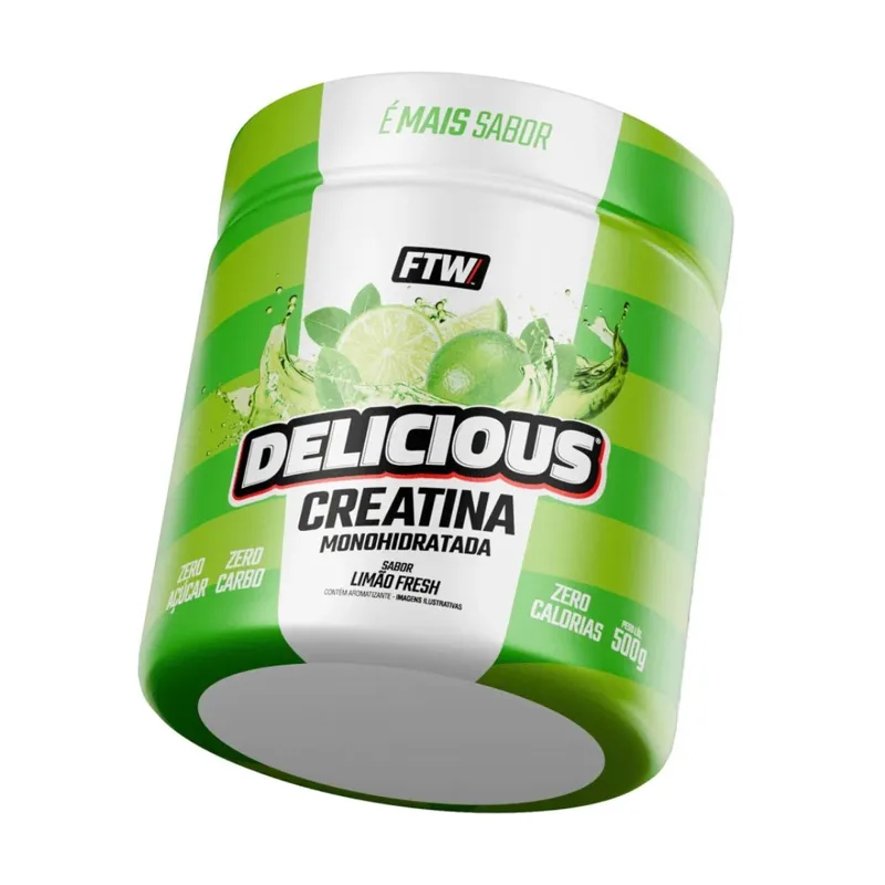 Delicious Creatina Monohidratada Limão Fresh 500g