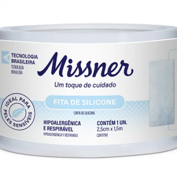 Fita Silicone Hipoalergica 2,5Cm X 1,5M Missner