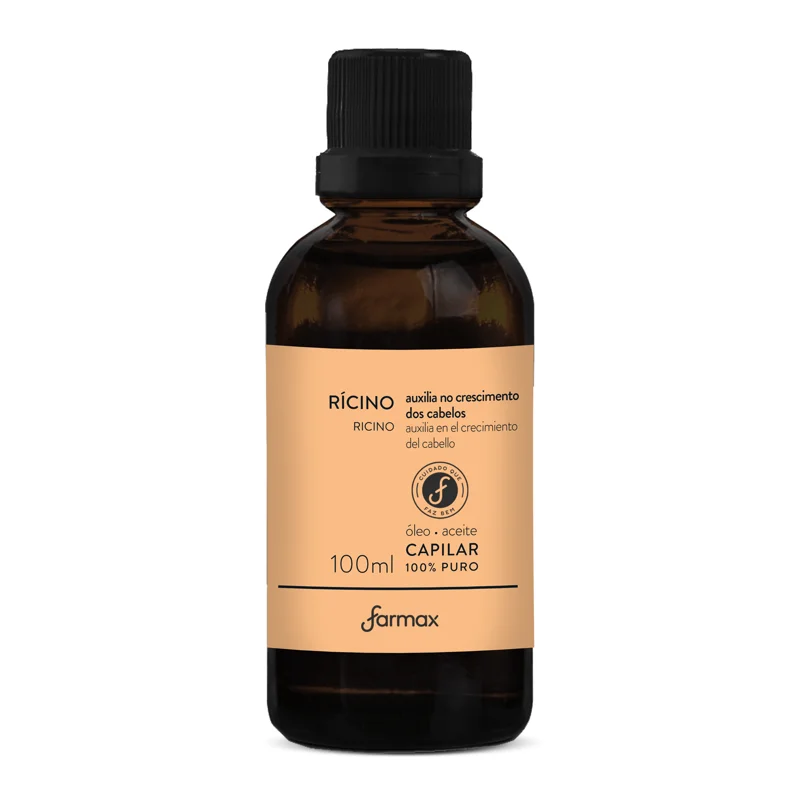 Oleo De Ricino Puro 100ml Farmax