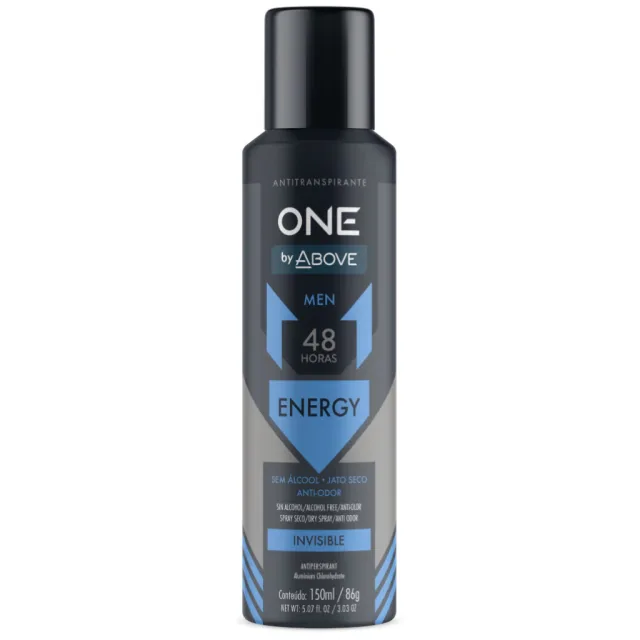 Desodorante Above One Energy Men 150ml - Baston