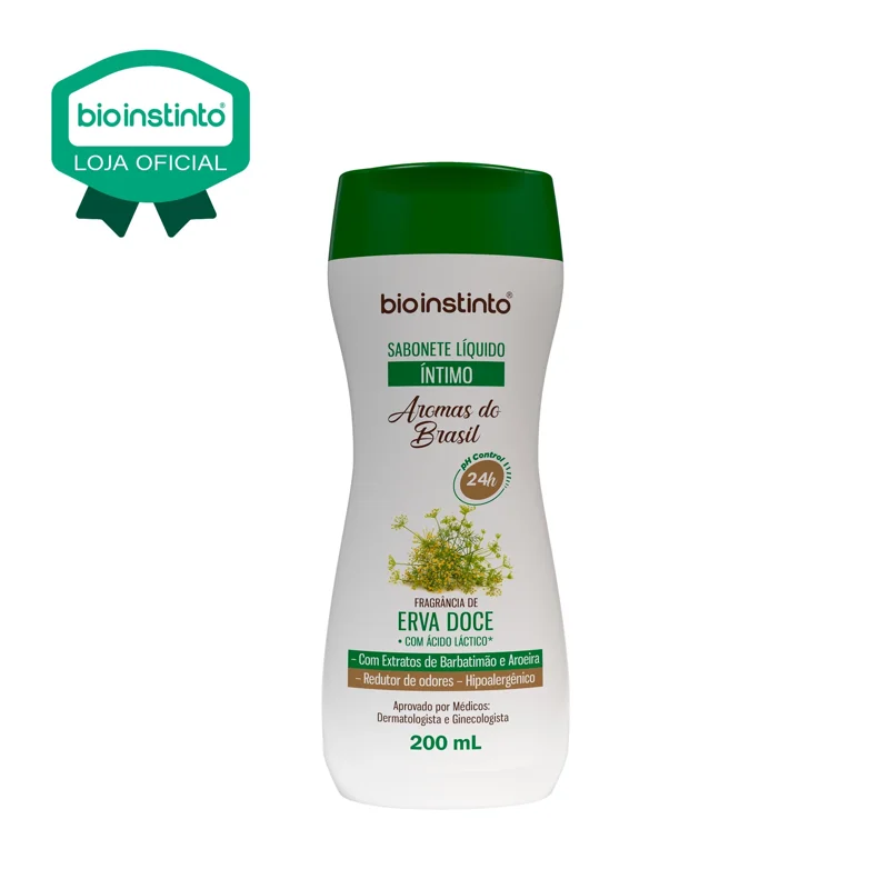 Sabonete Liquido Intimo Erva Doce 200 ml Bio Instinto