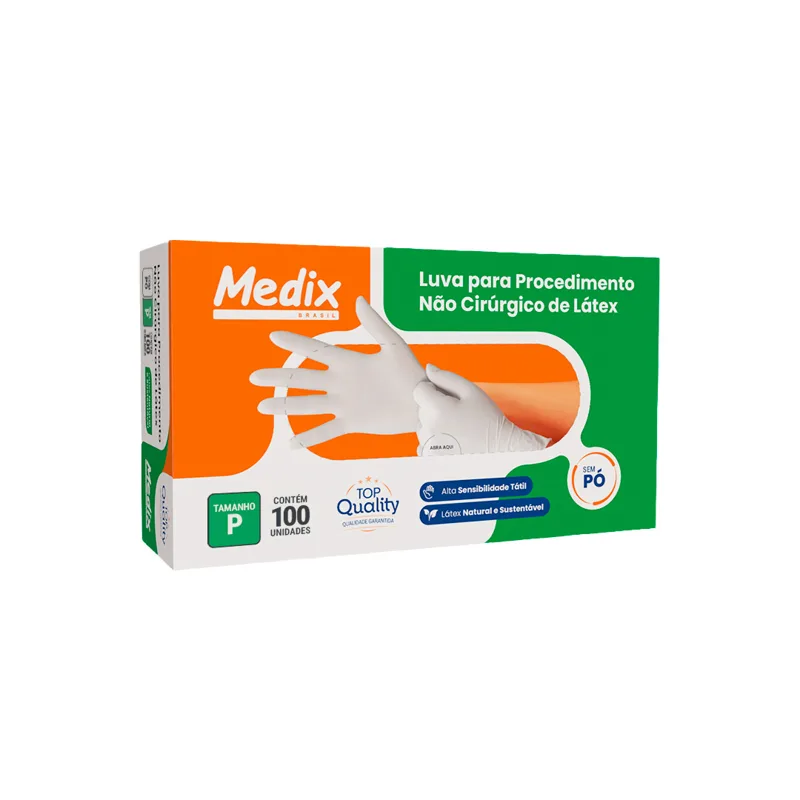Luva Proc Latex s/ Po P c/100