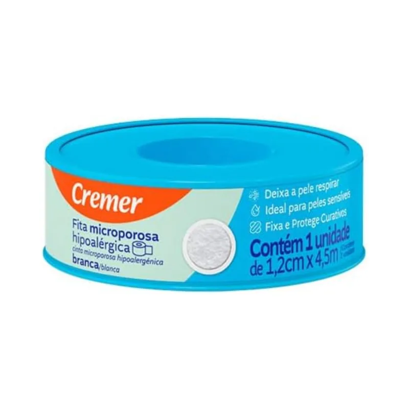 Fita Micropore 1,2 X 4,5 Cremer