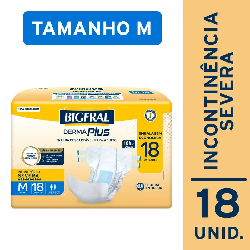 Fralda Geriatrica M Dermaplus Economica