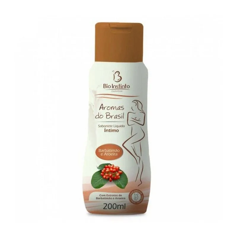 Sabonete Liquido Intimo Barbatimao E Aroeira 200 ml Bio Instinto