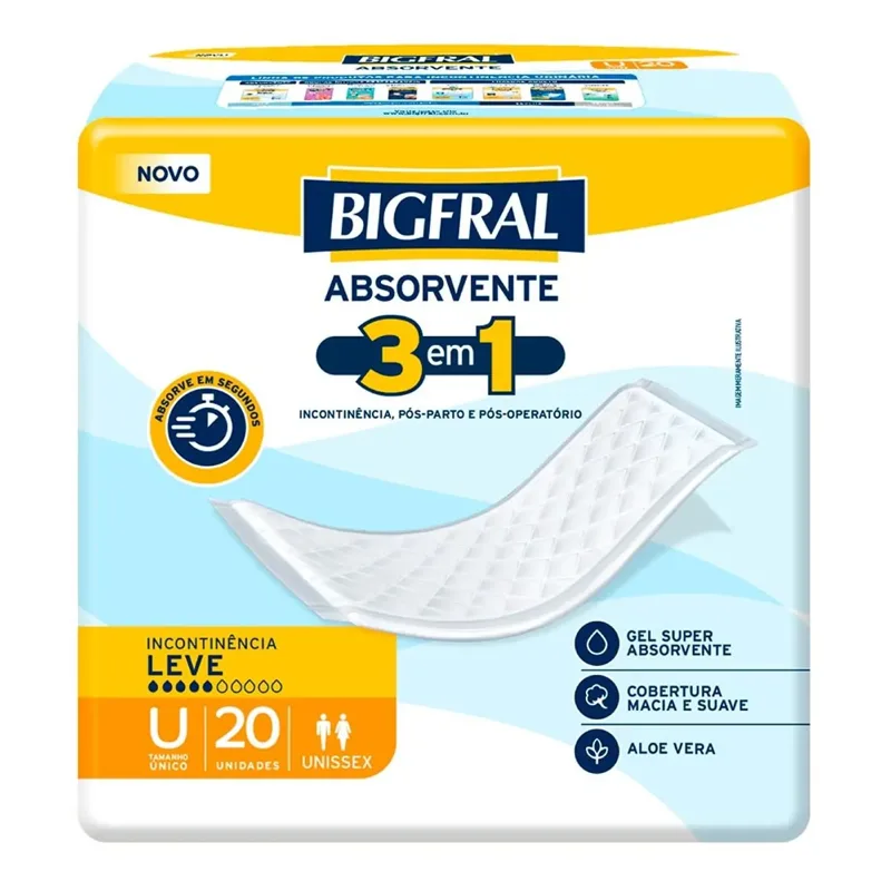 Absorvente Geriatrico c/20 bigfral