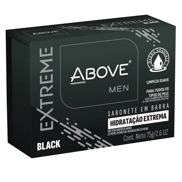 Sabonete Barra Above Extreme Black 75g Baston