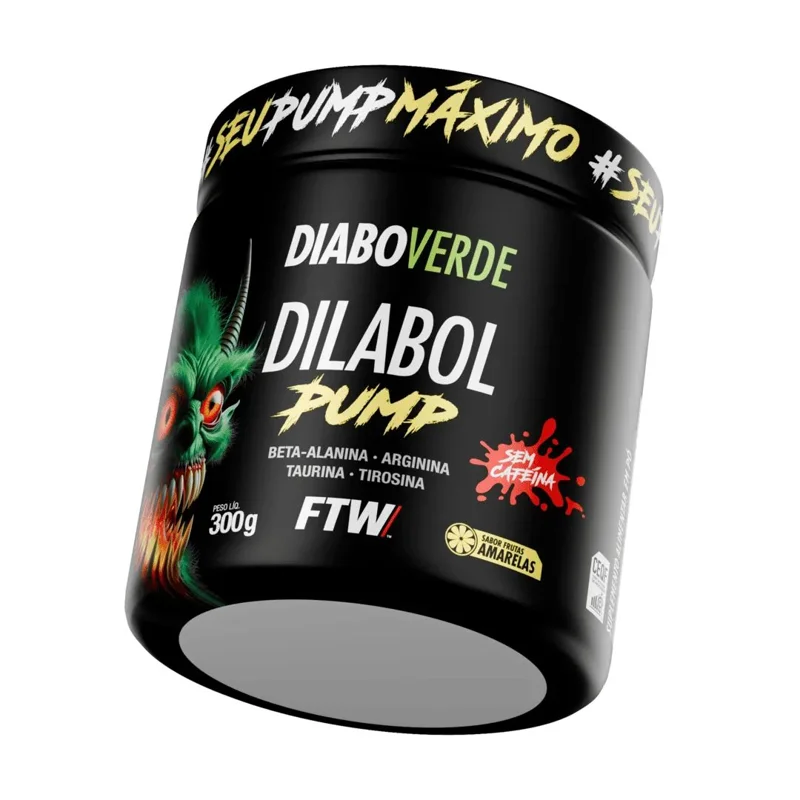 Diabo Verde Dilabol Pump Frutas Amarelas 300g FTW