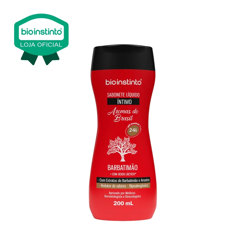 Sabonete Liquido Intimo Barbatimao 200 ml Bio Instinto