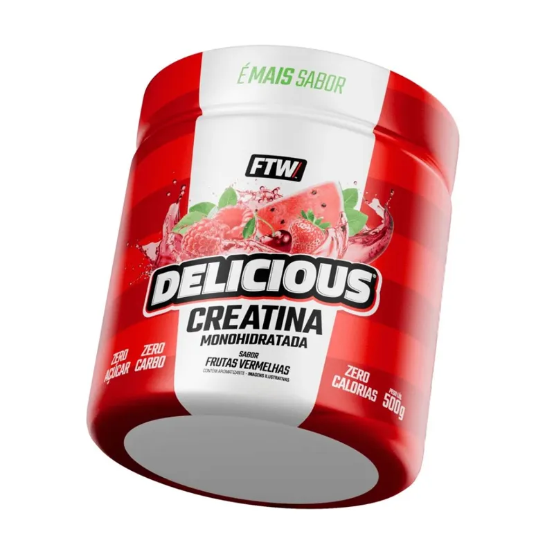Delicious Creatina Monohidratada Frutas Vermelhas 500g