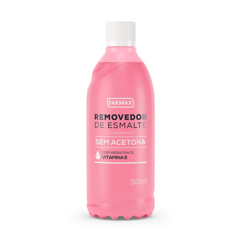 Removedor De Esmalte s/ Acetona 500ml Farmax