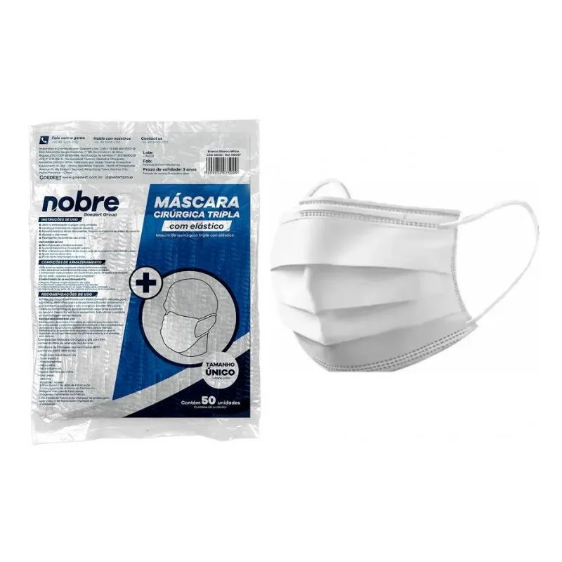 Mascara Tripla c/50 Branca Nobre