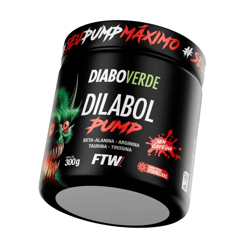 Diabo Verde Dilabol Pump Frutas Vermelhas 300g FTW