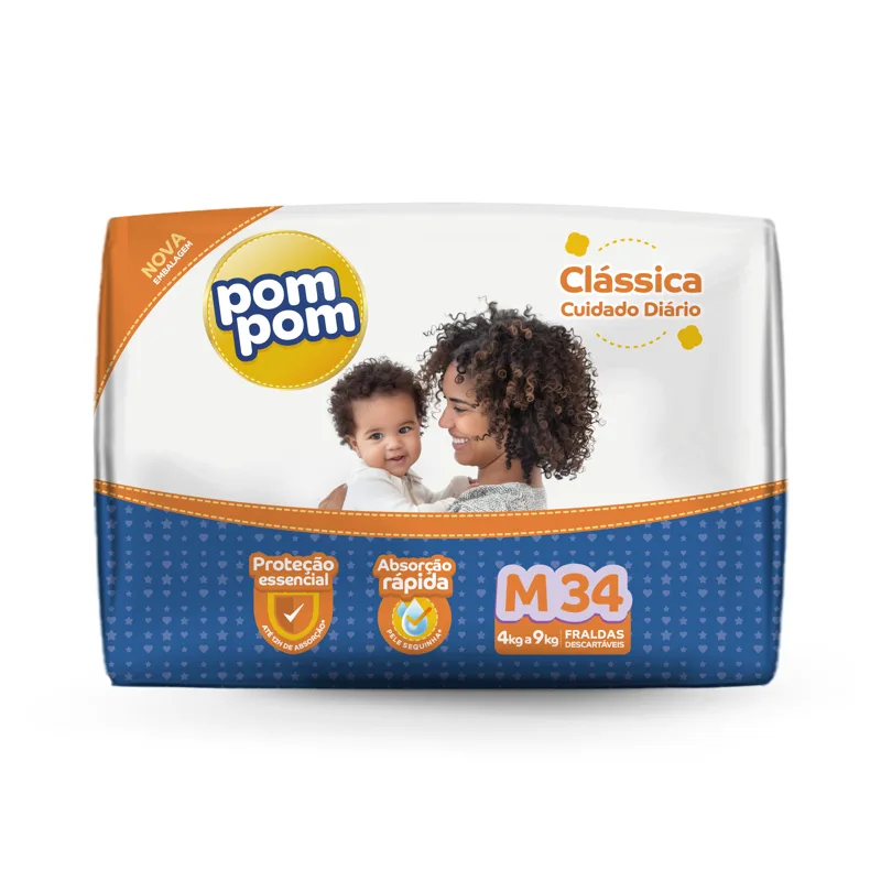 Fralda Pediatrica M Classica Economica