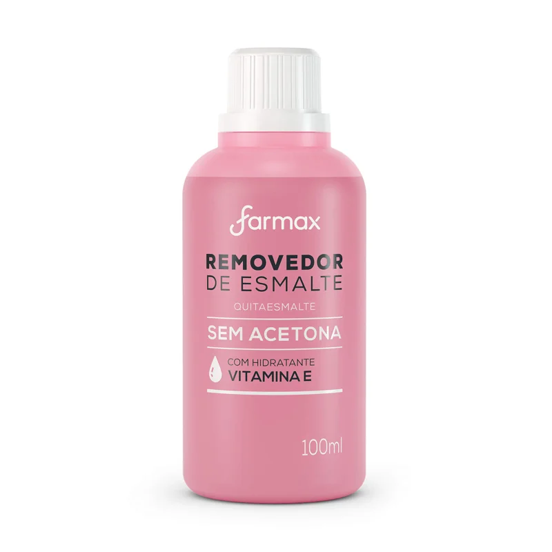 Removedor De Esmalte s/ Acetona 100ml Farmax