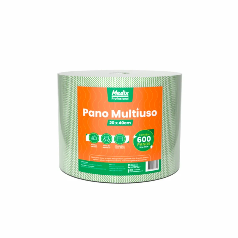 Rolo De Pano Verde 35g 20 cm X 240 M c/ 600 Medix
