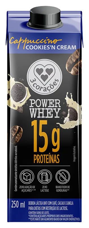Power Whey Cappuccino Cookies'n Cream 250ml