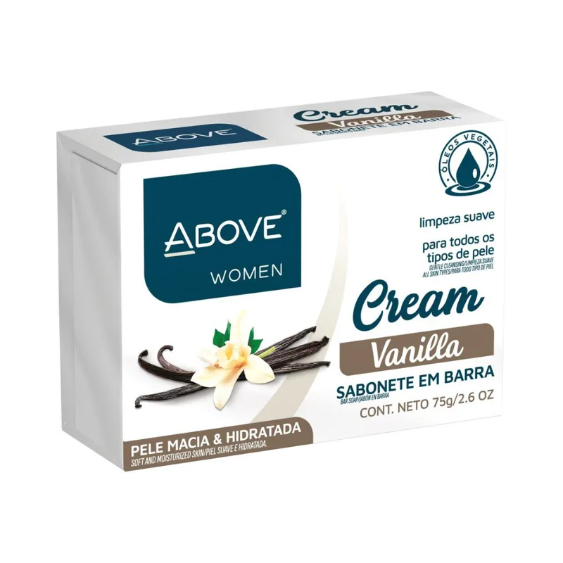 Sabonete Barra Above Cream Vanilla 75g Baston