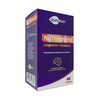 Nutreonato Magnésio + Treonina 600mg 60 Cápsulas