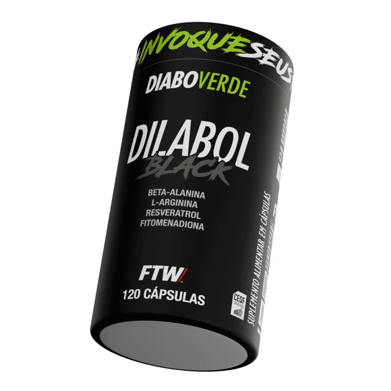 Diabo Verde #Dilabol Black 120 Cápsulas FTW