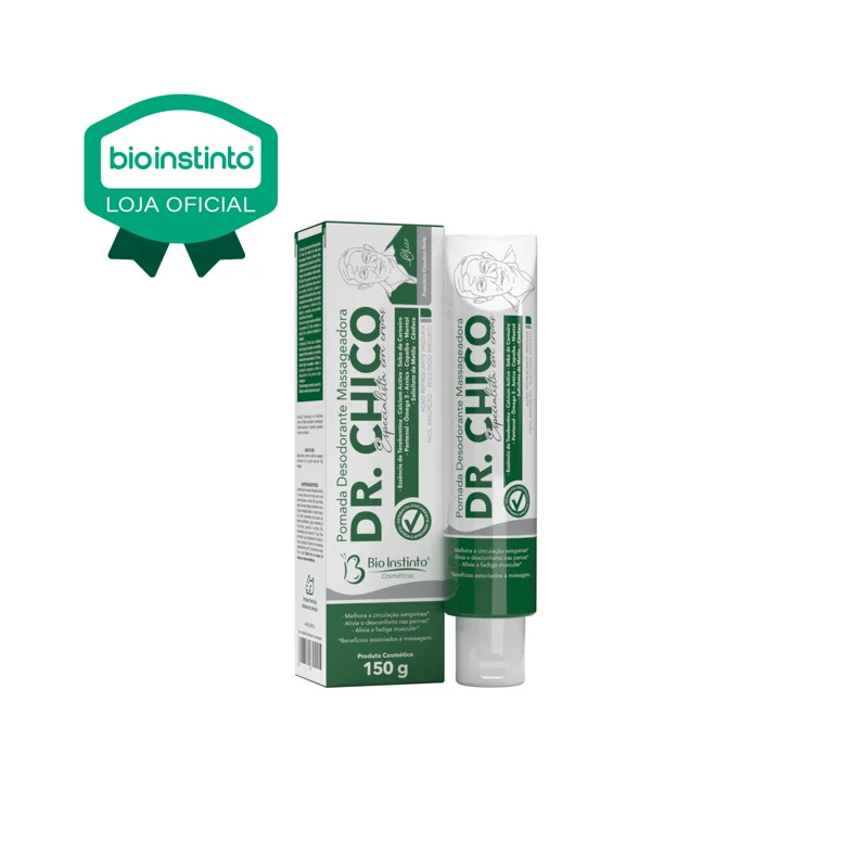 Pomada Desodorante Massageadora Dr Chico 150g Bio Instinto
