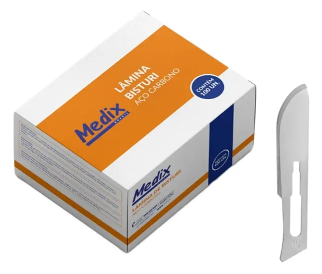 Lamina De Bisturi 10 c/100 Medix