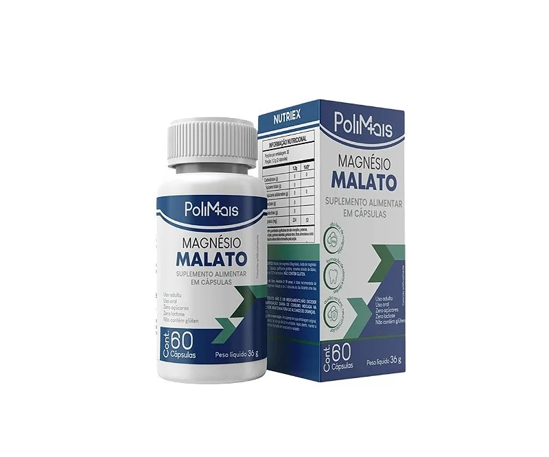 Magnesio Malato c/60 Caps Nutriex