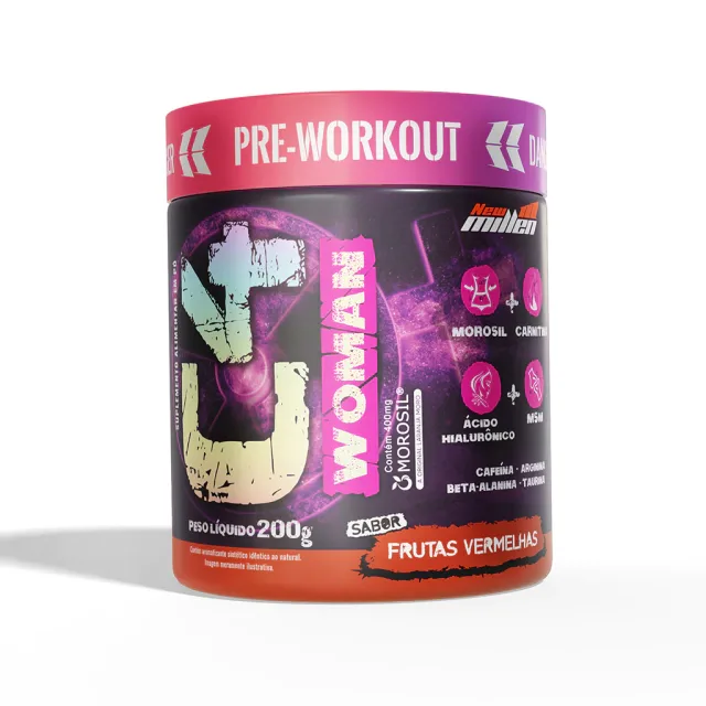 C4 Woman Frutas Vermelhas 200g